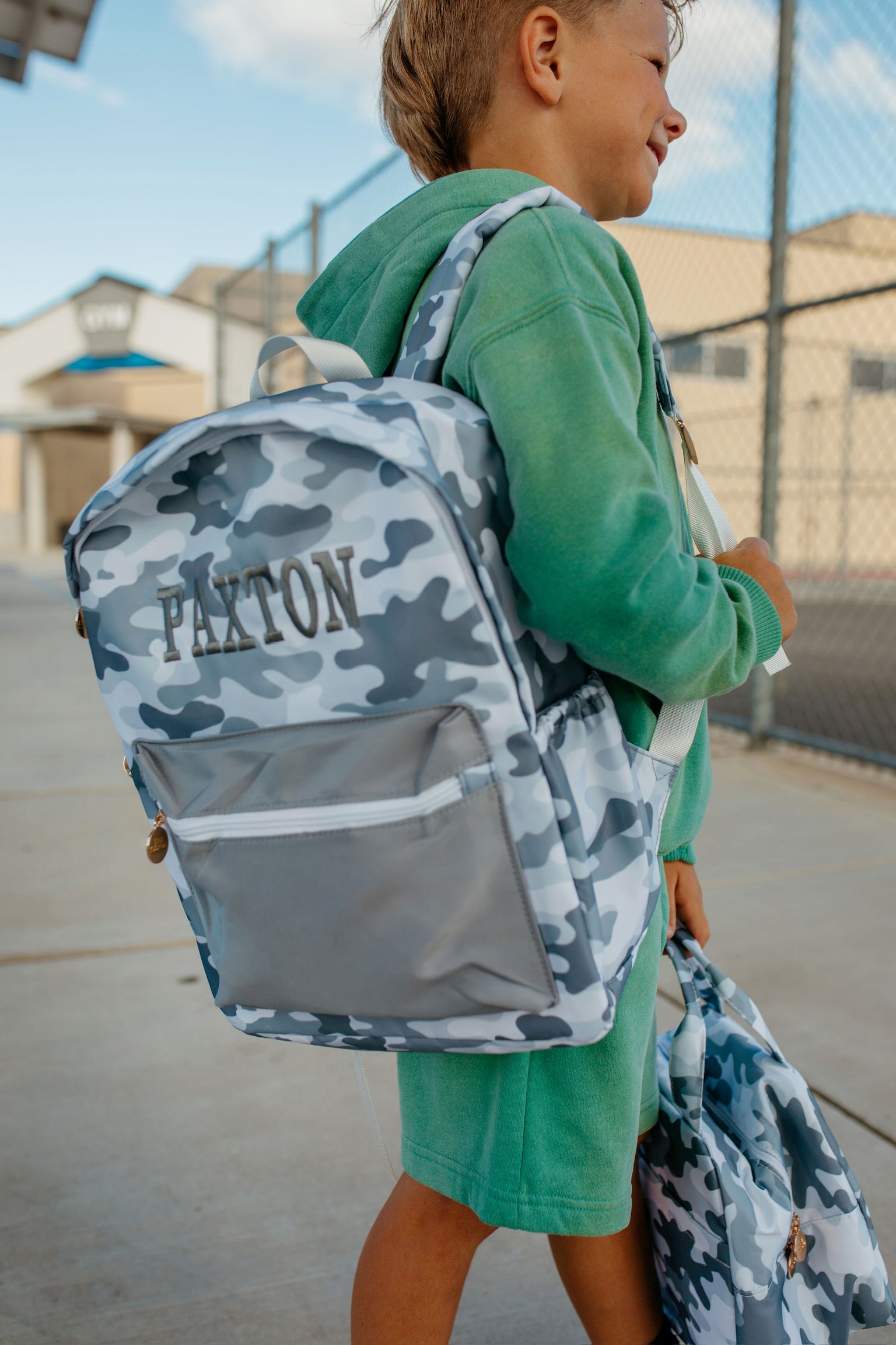 Grey Camo Backpack – KenzKustomz