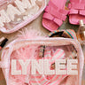 Pink Toile Customizable Makeup Bag Collection
