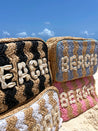 Beach XL Makeup Bag with Puka Shells