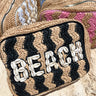 Beach XL Makeup Bag with Puka Shells