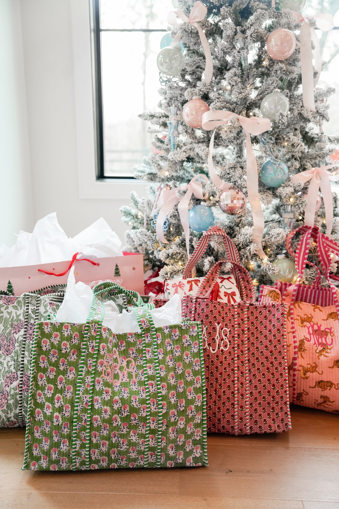Quilted Block-Print Tote Bag – KenzKustomz