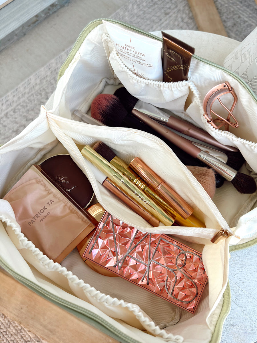 Lv monogram packing cube travel / makeup bag preorder, Luxury