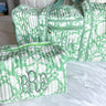 Quilted Block-Print Duffel Bag