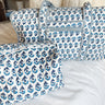 Quilted Block-Print Duffel Bag