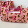 Quilted Block-Print Duffel Bag