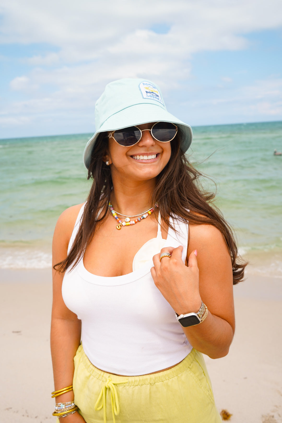Sardines Hat - Pink &amp; Blue