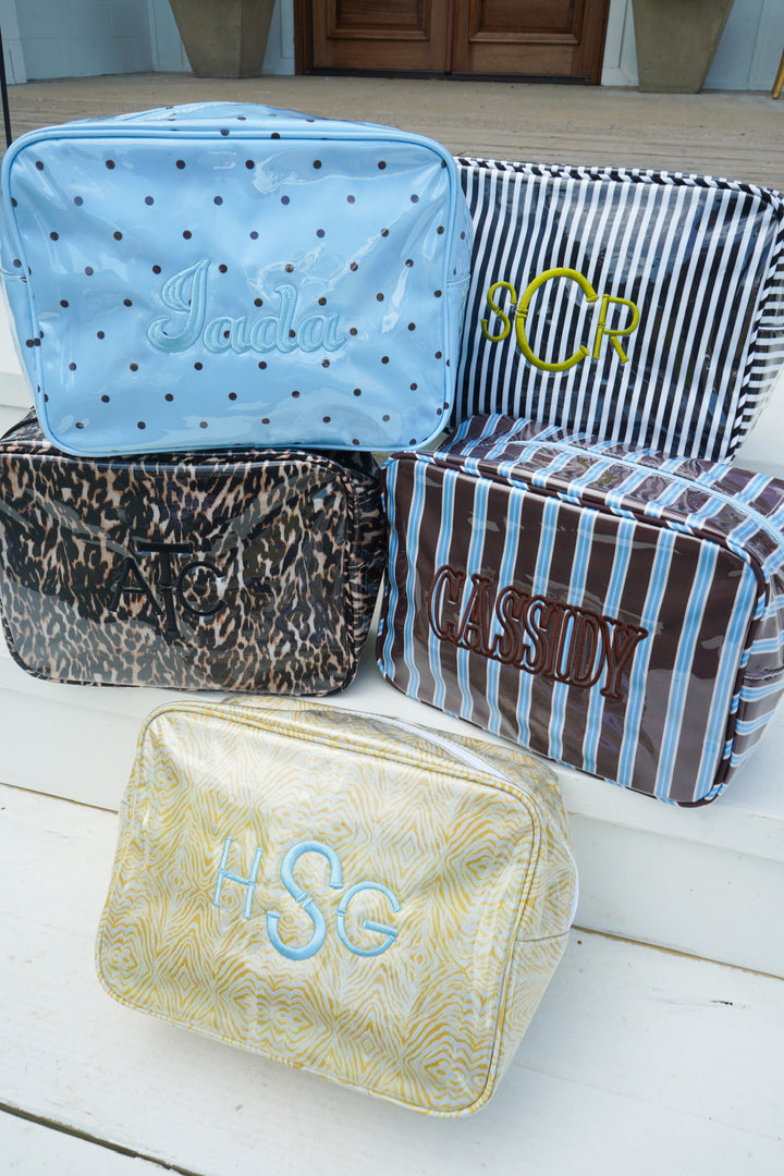 Clear Coat XL Toiletry Bag | Customizable
