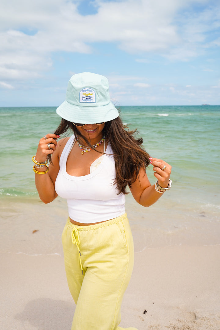 Sardines Hat - Pink &amp; Blue