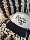Freakin' Weekend Baby - Black Vintage Trucker Hat - PREORDER