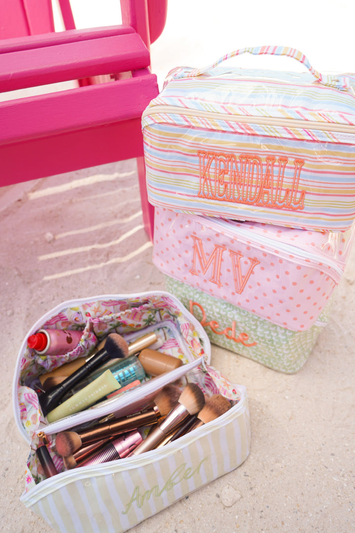 Rosemary Makeup Bag - Embroidered