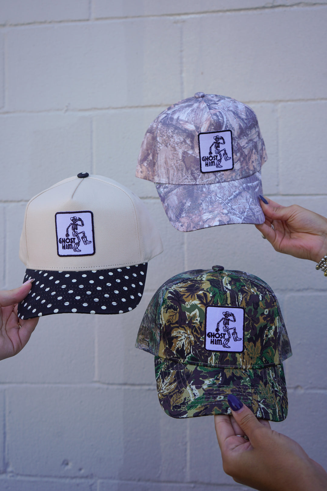 Ghost Him Trucker Hat