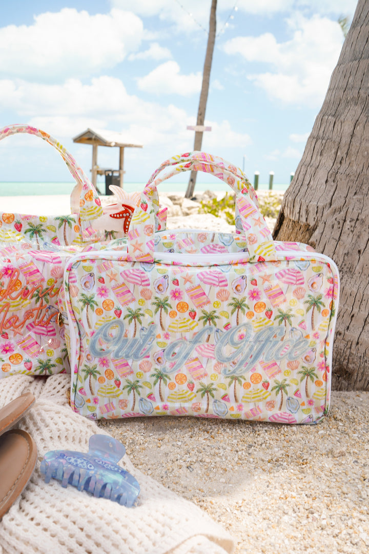 Out Of Office - Clear Coat Toiletry Case