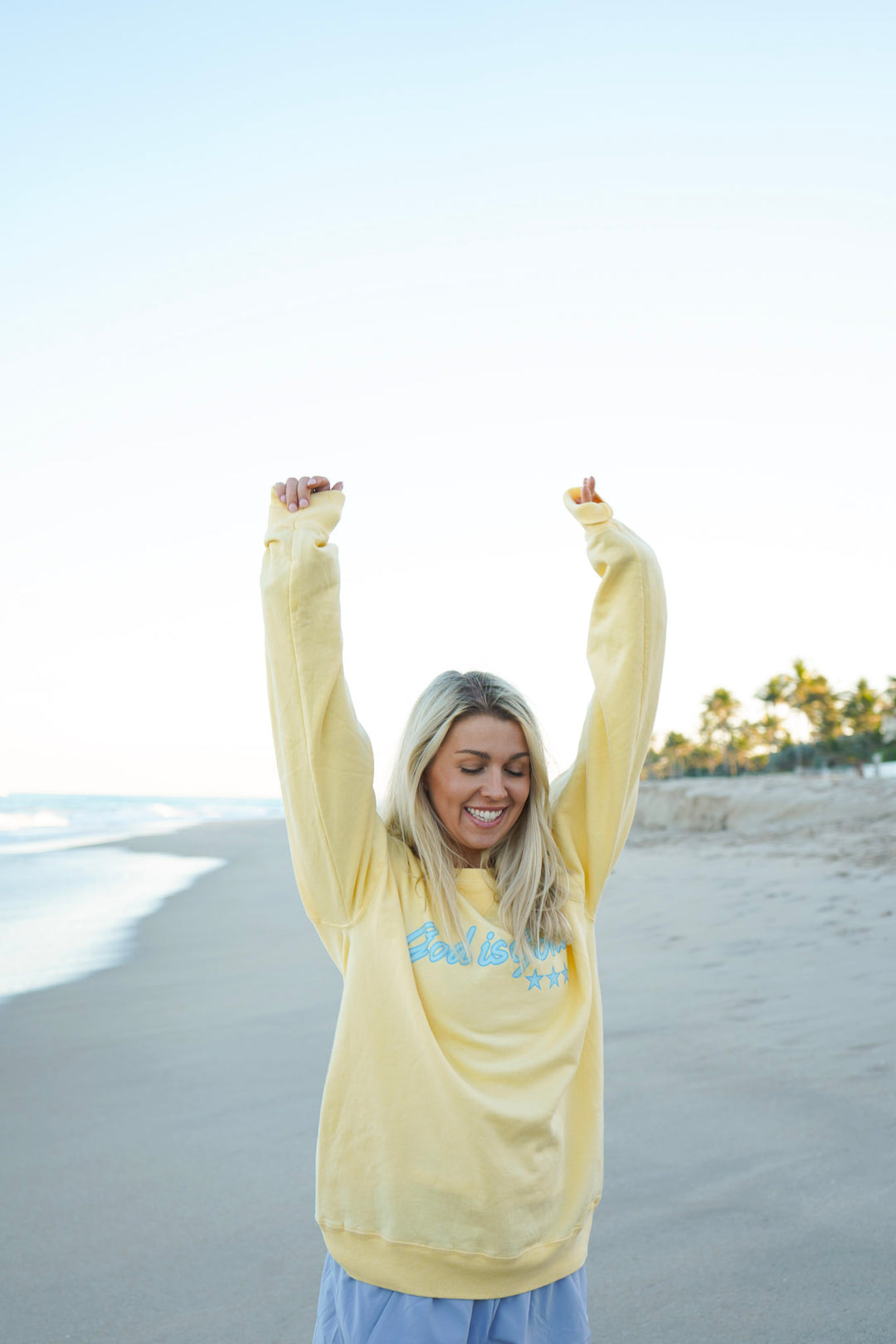 God Is Good Lightweight Crewnecks