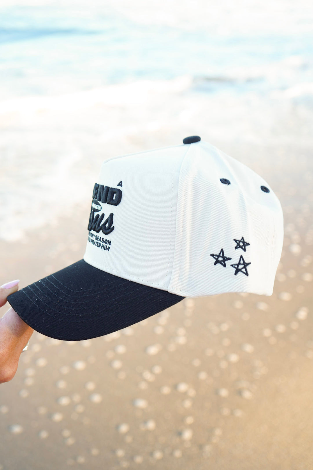 Friend in Jesus - Black Vintage Trucker Hat