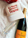 All I Want For Christmas is Veuve - Tan Foam Trucker Hat