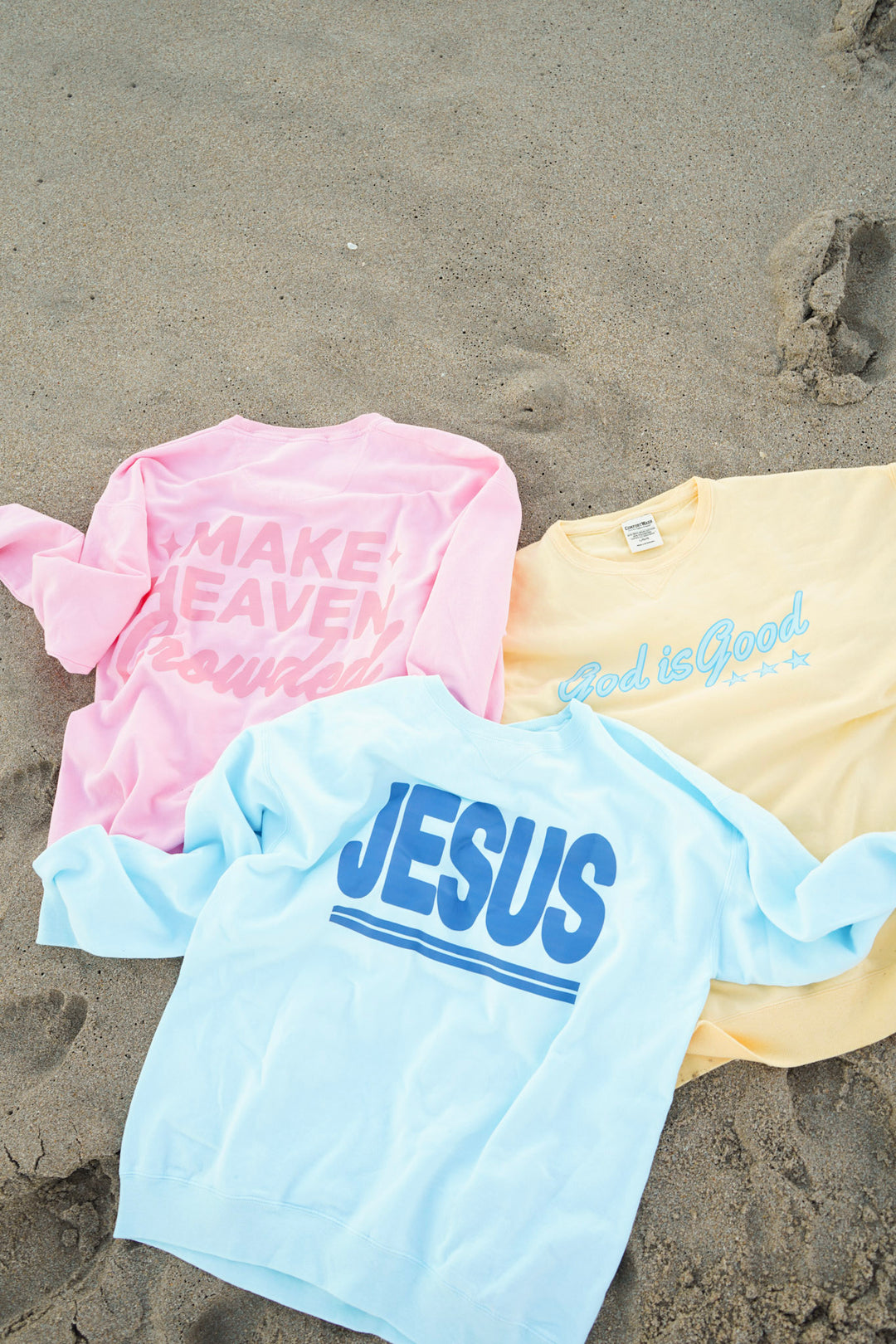 God Is Good Lightweight Crewnecks