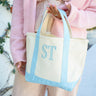 Mini Canvas Tote - Embroidered