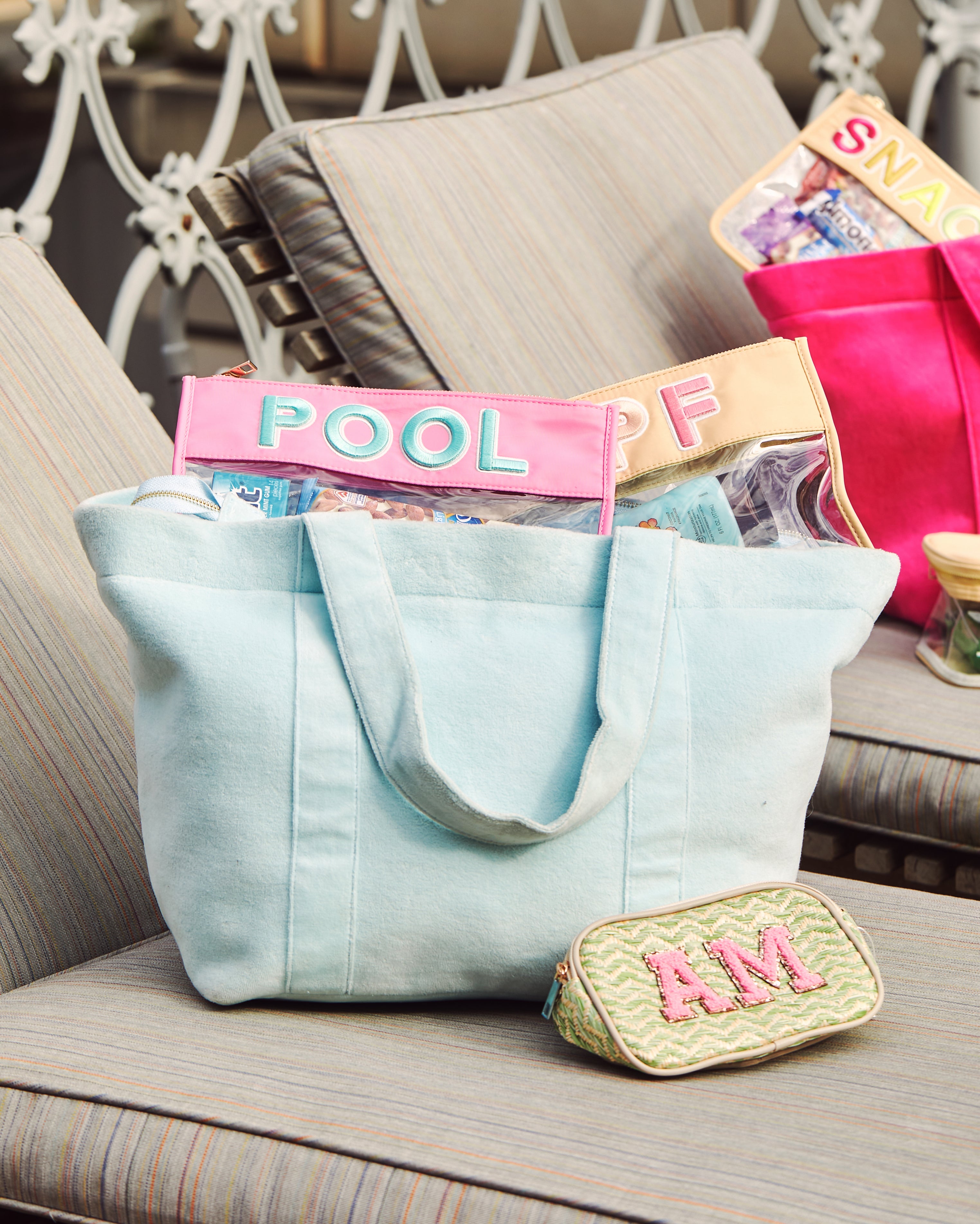 【AAKE】SUMMER STRIPE TERRY BAG (3color!) Striped Terry Summer Tote | Anthropologie