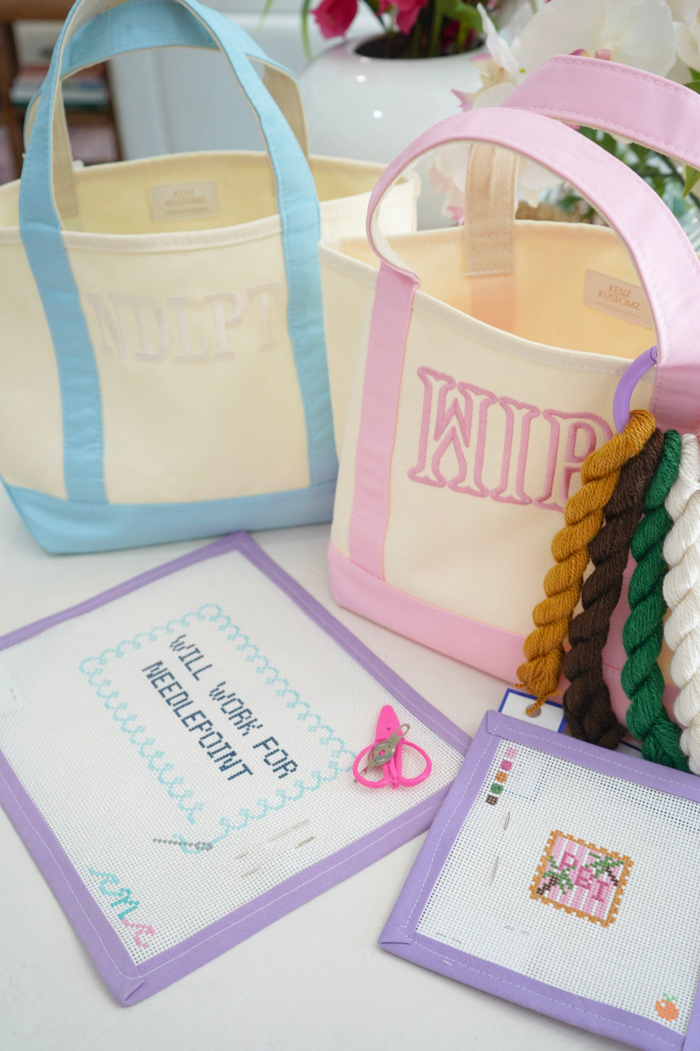 Mini Canvas Tote | Customizable – KenzKustomz