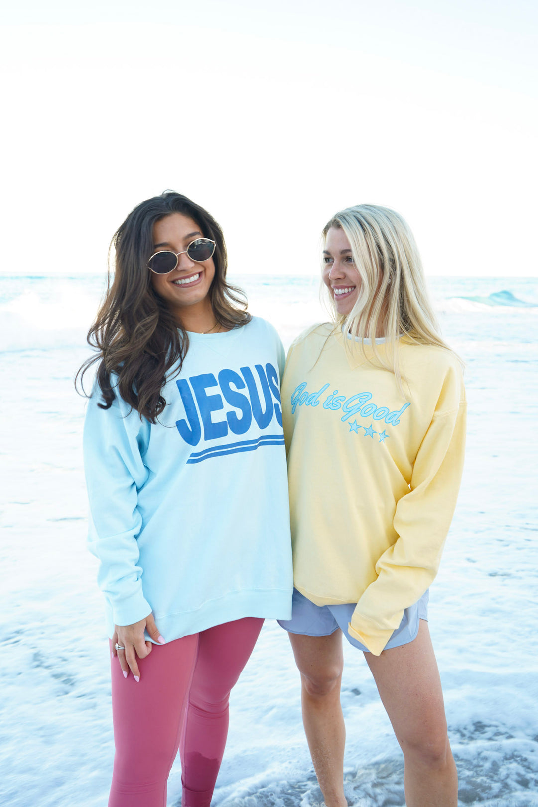 God Is Good Lightweight Crewnecks