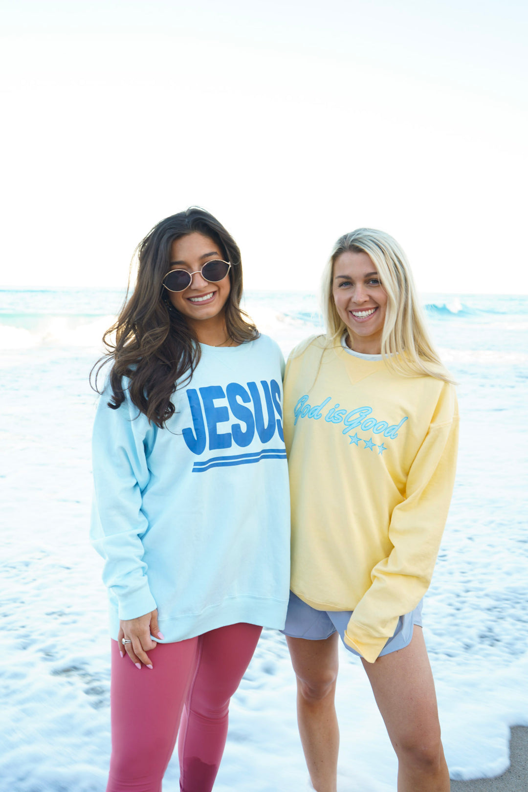 God Is Good Lightweight Crewnecks