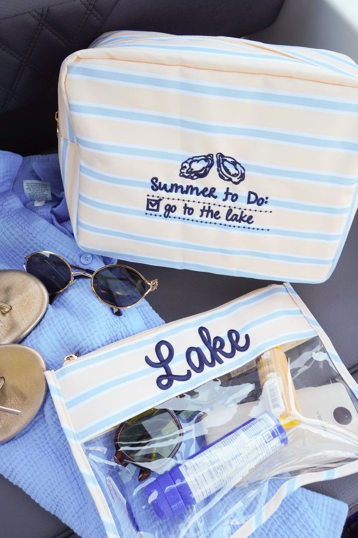 Lake - Butter &amp; Blue Clear Pouch