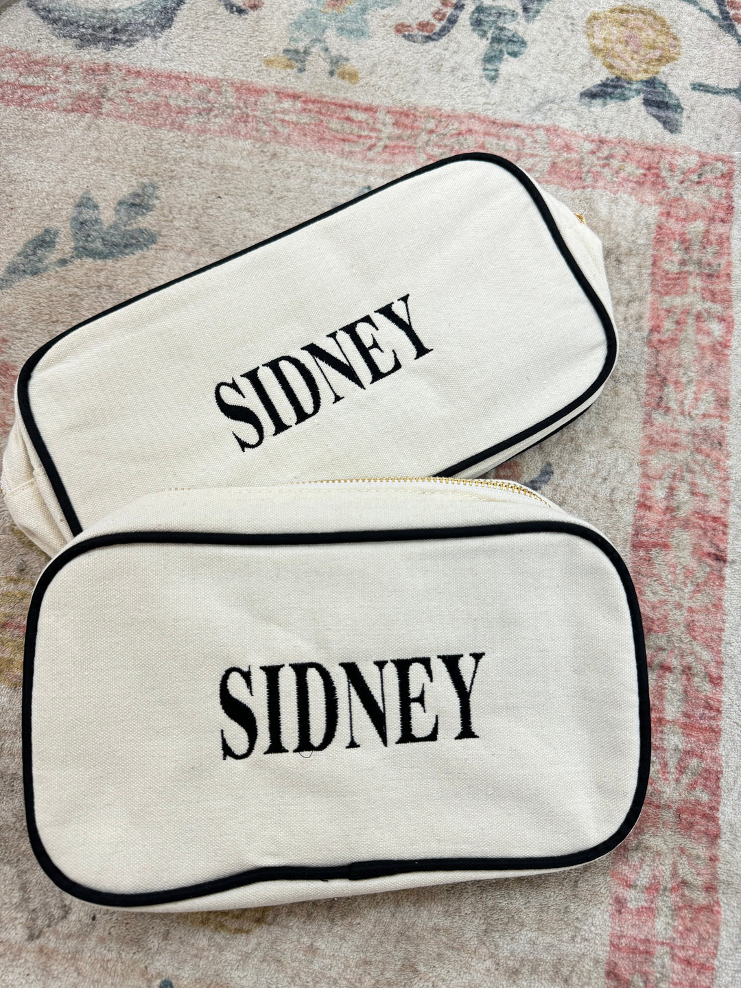 Canvas Makeup Bag Collection - PLAIN NO EMBROIDERY