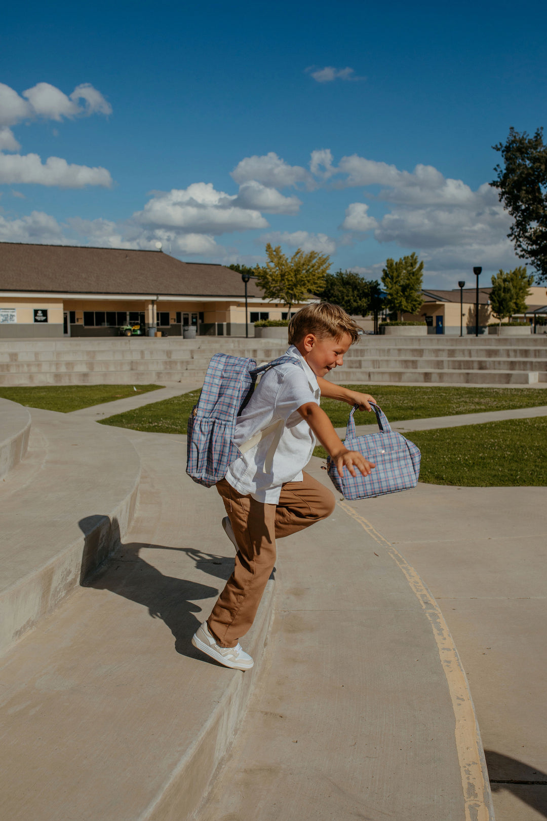 Preppy Plaid Backpack