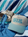 Out of Office - Baby Blue Vintage Trucker Hat - PREORDER