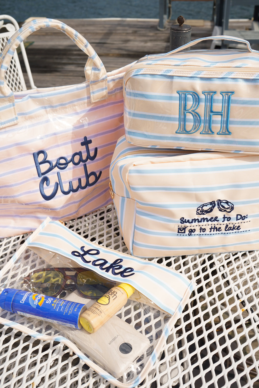 Lake - Butter &amp; Blue Clear Pouch