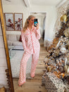 Red Toile Pajama Set