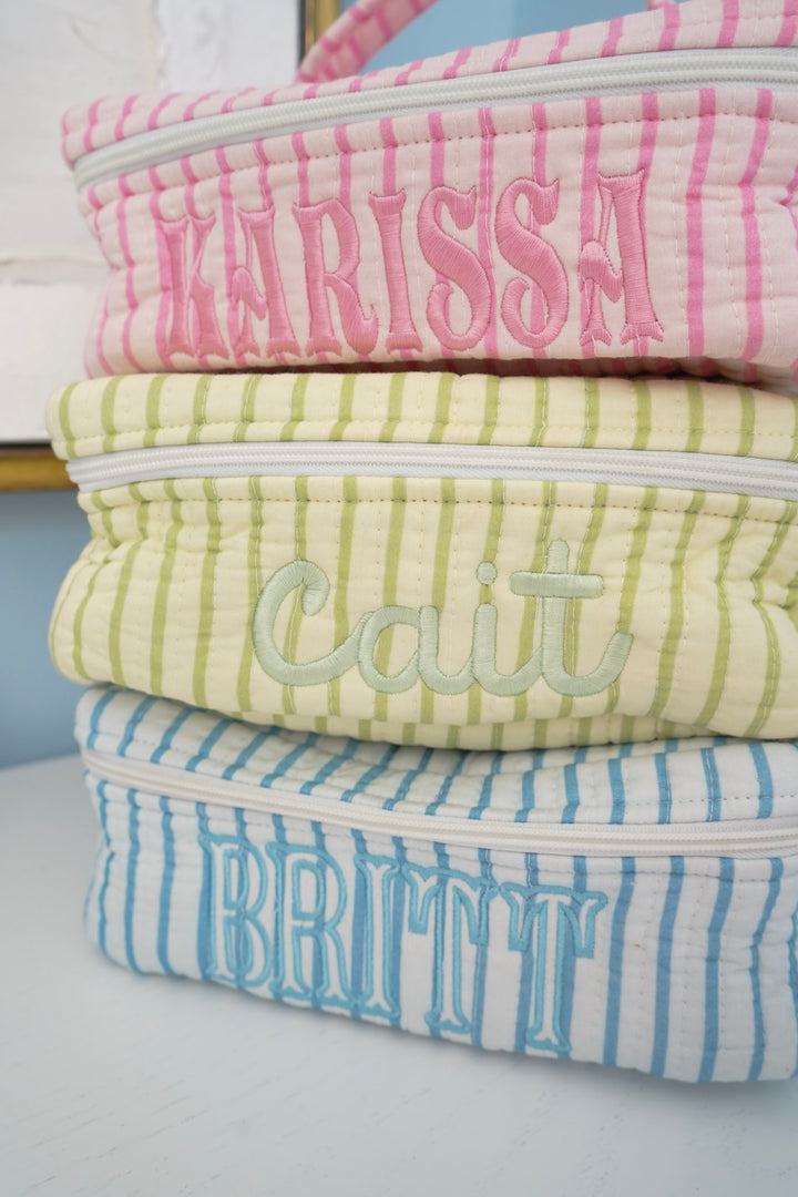 Quilted Block-Print - Stripe Collection