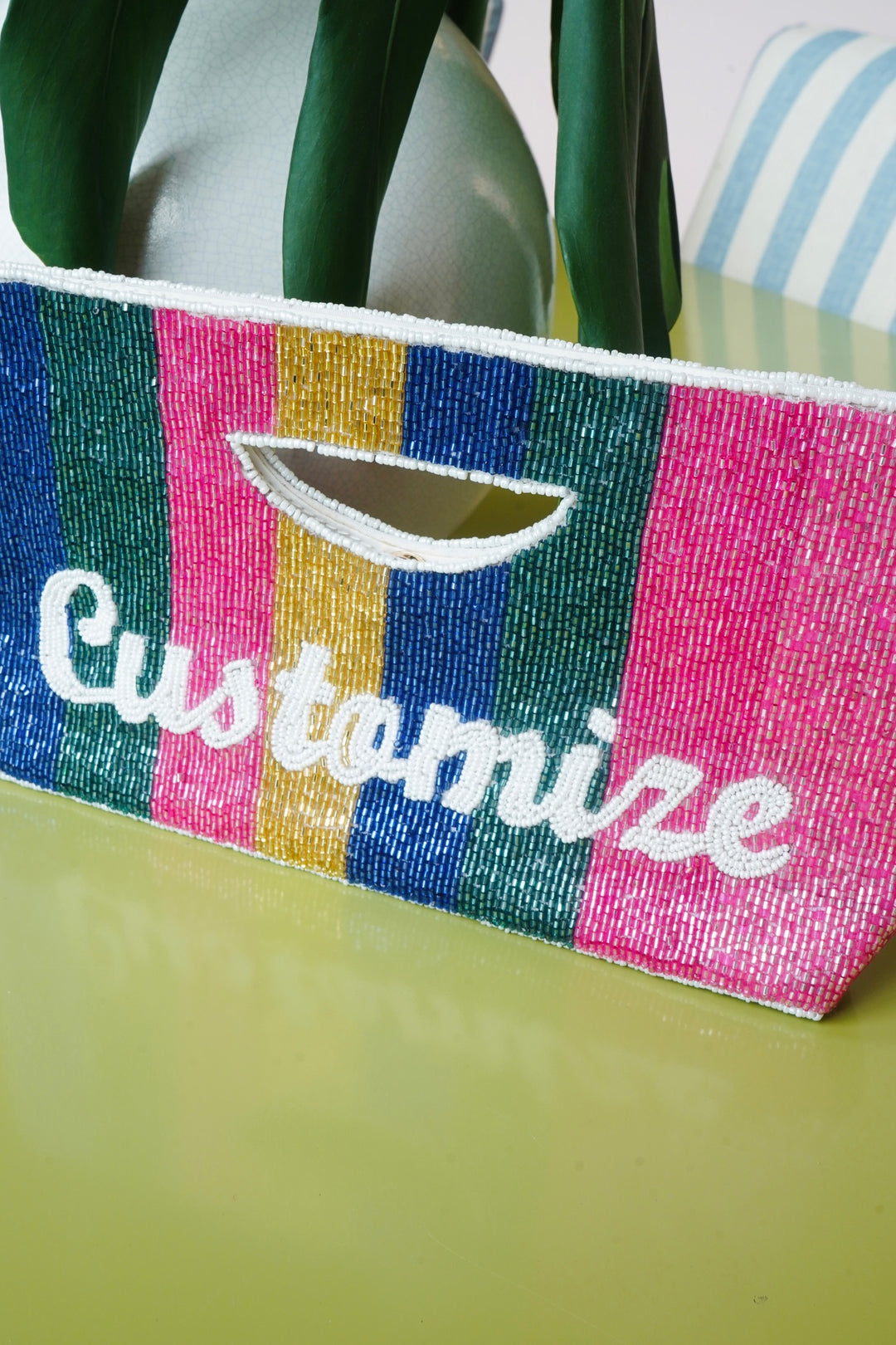 Custom Beaded Clutch