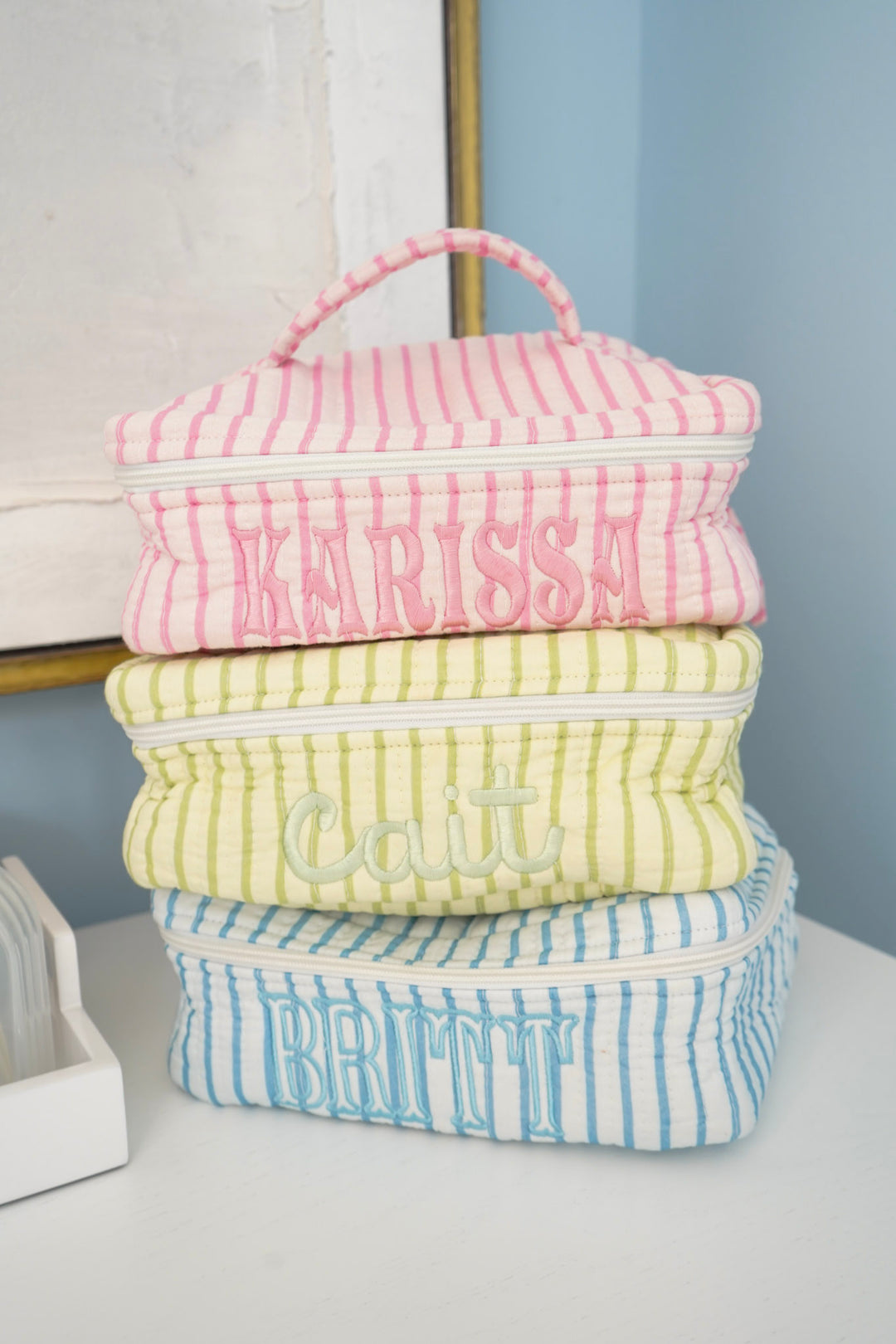 Quilted Block-Print - Stripe Collection