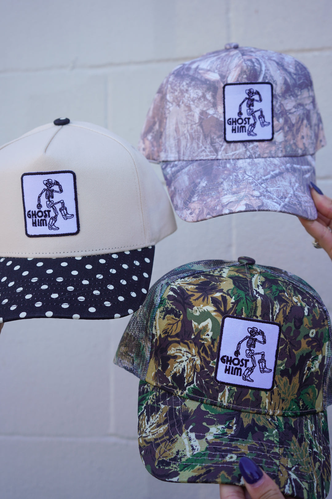 Ghost Him Trucker Hat