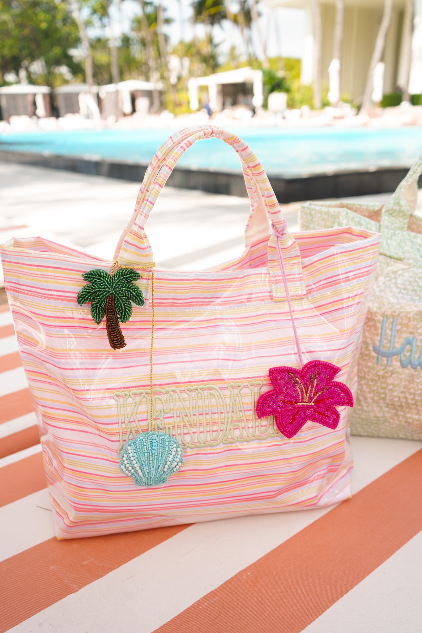 Cabana Clear Coat Tote | Customizable – KenzKustomz