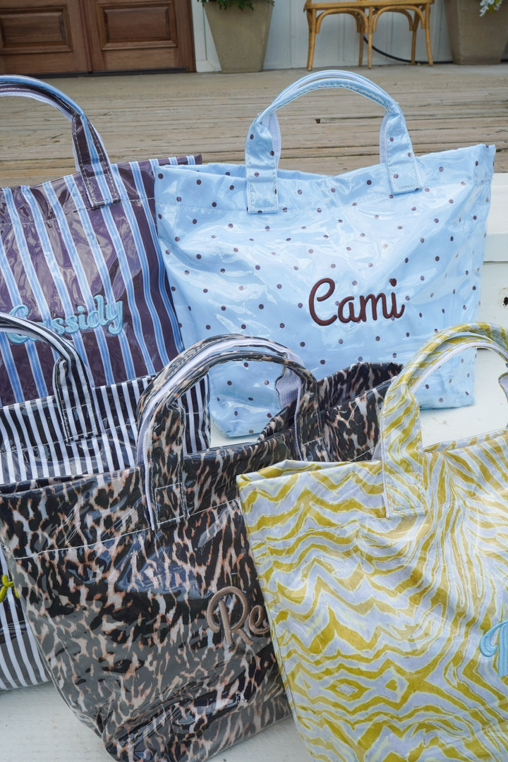 Cabana Clear Coat Tote