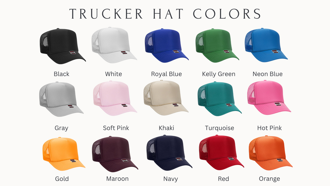 Custom Trucker Hat - Bulk (25+) For Weddings / Events