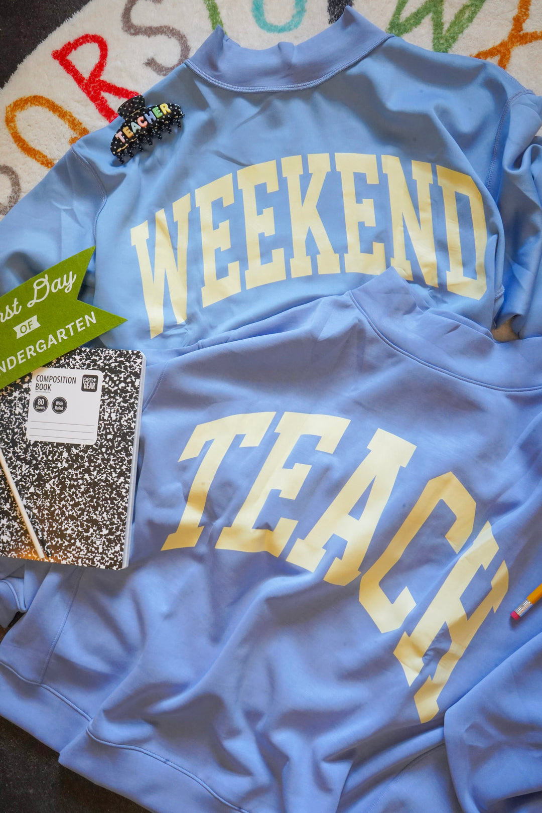 Teacher Reversible Mockneck Sweatshirt