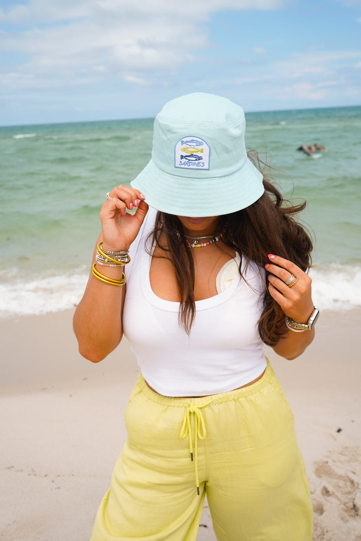 Sardines Hat - Pink &amp; Blue