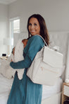 Leather Diaper Bag Backpack