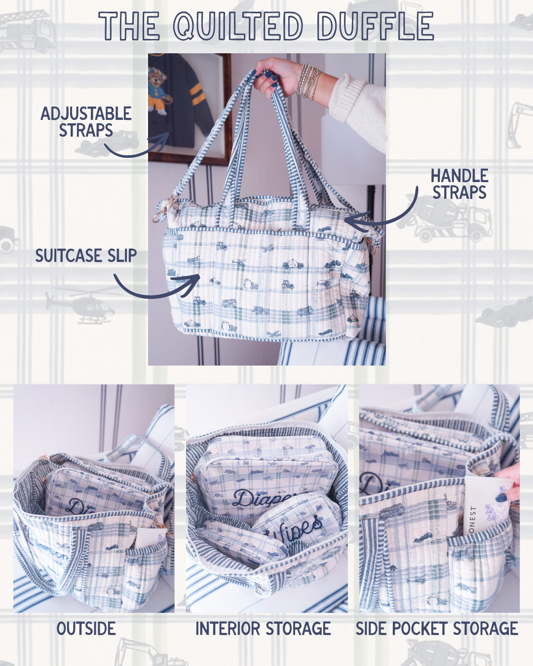 Quilted Block-Print - Baby Collection