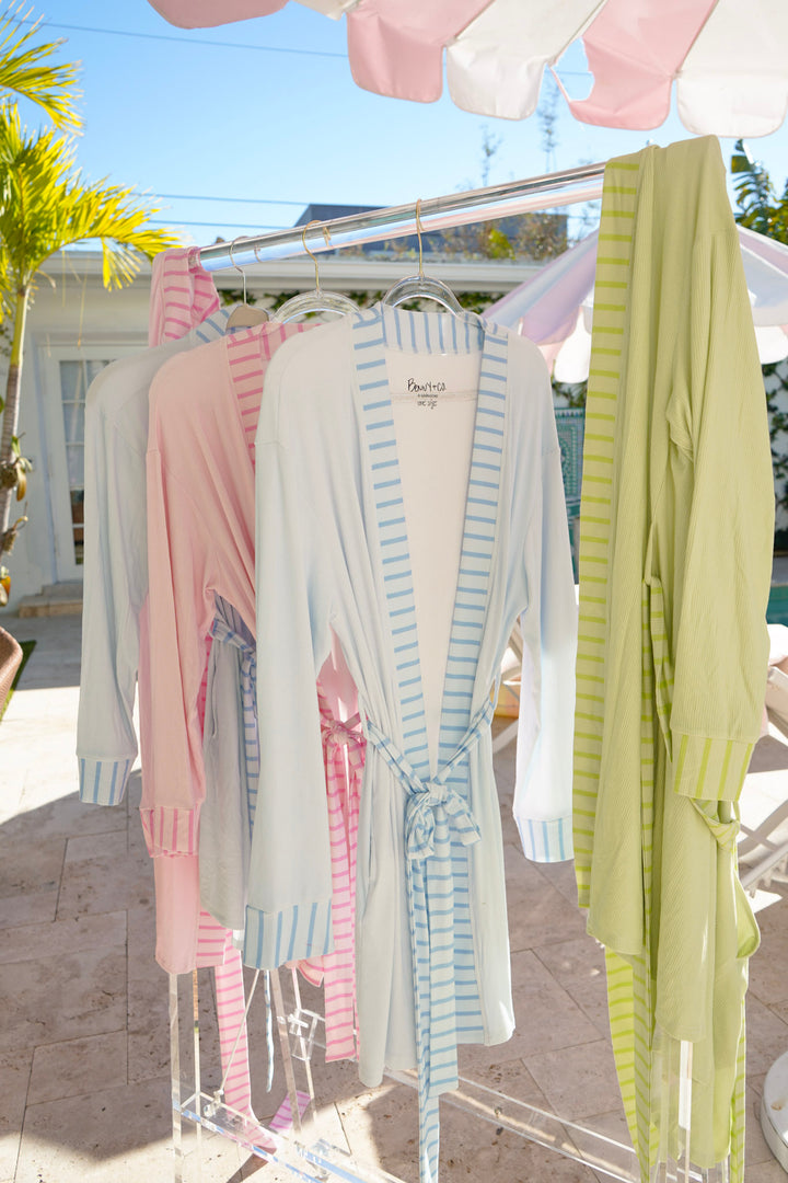 The Ribbed Bamboo Lounge Robe