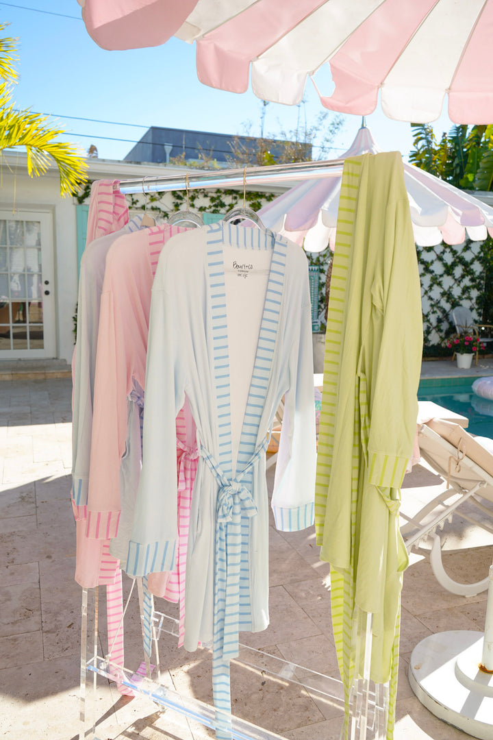 The Ribbed Bamboo Lounge Robe