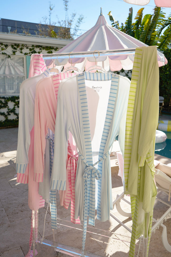 The Ribbed Bamboo Lounge Robe