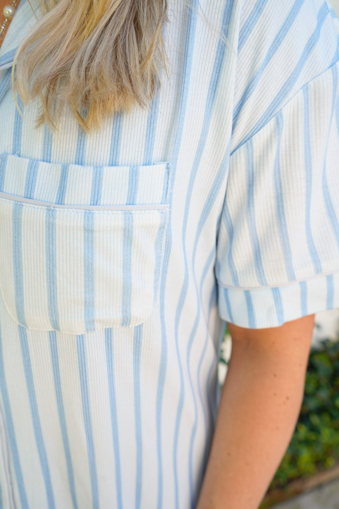The Ribbed Bamboo Short Pajama Set