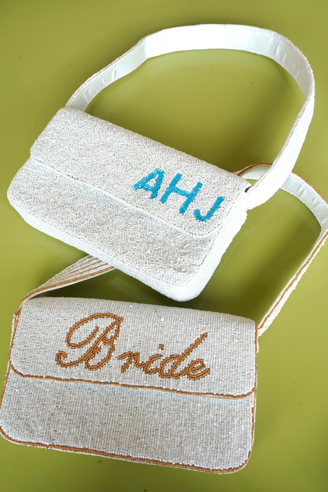 Custom Beaded Shoulder Bag