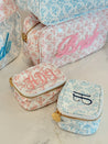 Pink + Blue Toile - Custom Jewelry Case