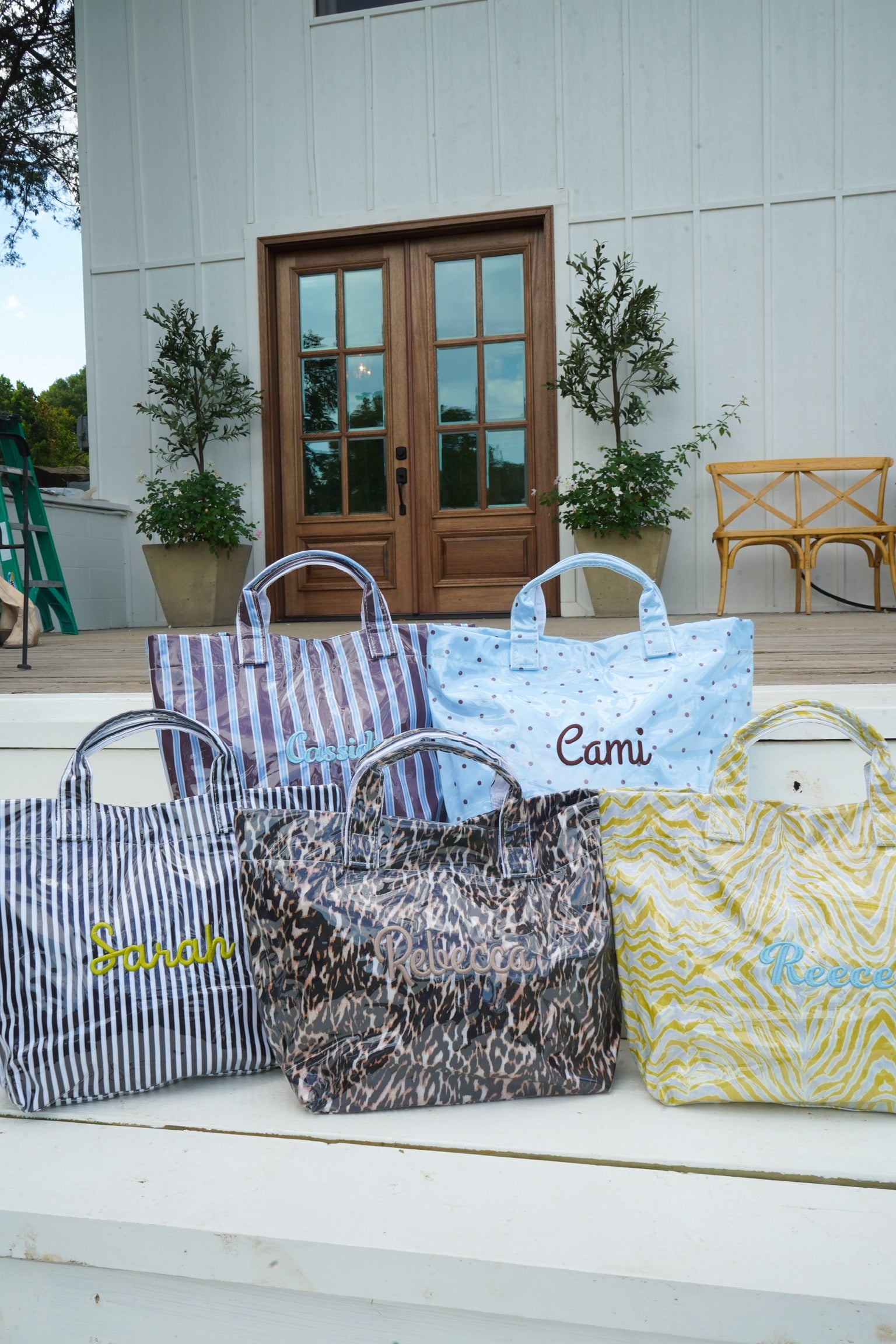 Cabana Clear Coat Tote – KenzKustomz