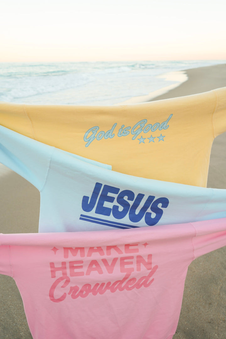 God Is Good Lightweight Crewnecks